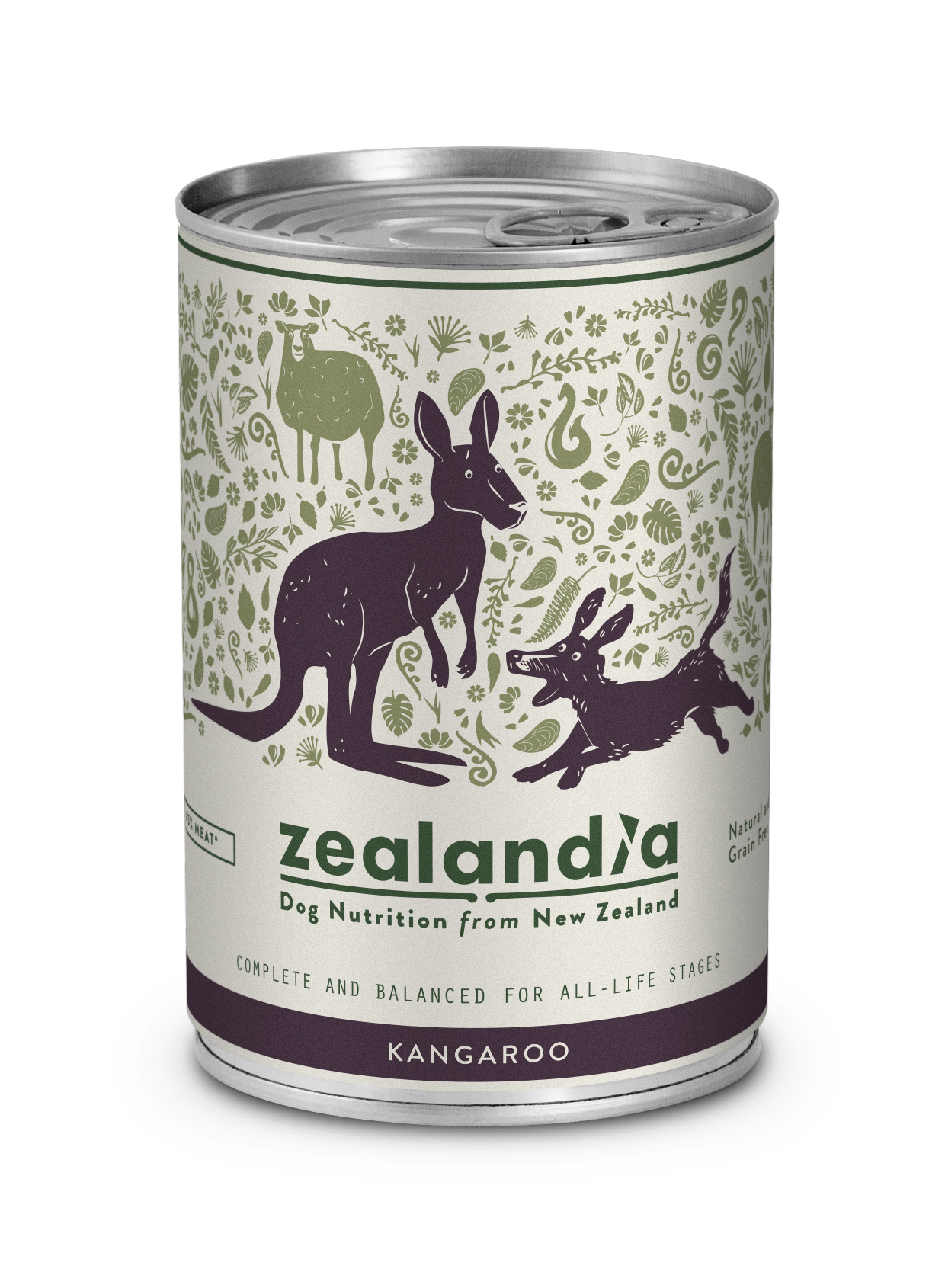 Zealandia Wild Kangaroo Canned Dog Formula 385g